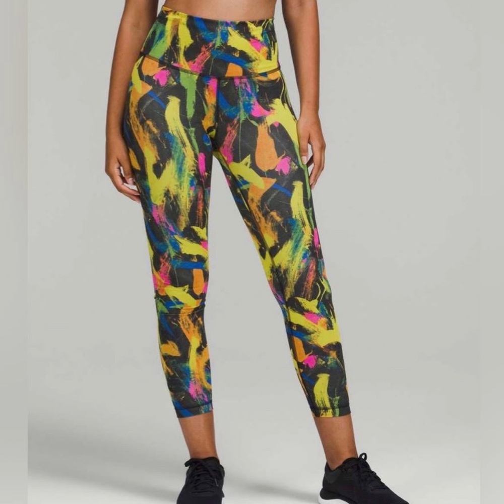 Lululemon wunder train high rise legging 28” size 16